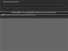 Tablet Screenshot of joycehowell.com
